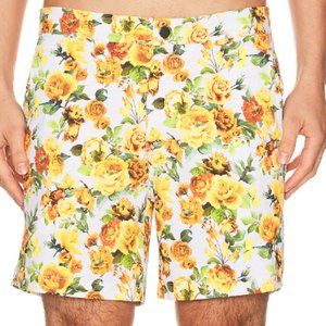 Onia Calder 6E swim trunks in Eden Floral Pattern